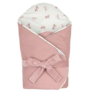 Rożek niemowlęcy Pudrowe Kokardki, Albero Mio