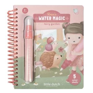 Kolorowanka wodna Rosa & friends - różowa, Little Dutch