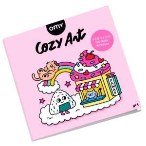 Urocza kolorowanka COZY ART Kawaii, OMY