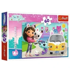 Puzzle Gabi i kocie przygody 60 el., Trefl