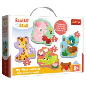 Puzzle Baby Classic - Bobaskowe Zwierzątka, Trefl
