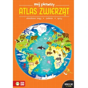 Mój pierwszy atlas zwierząt z naklejkami, Zielona Sowa
