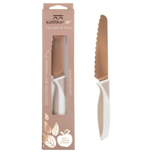 KiddiKutter - bezpieczny nóż do nauki krojenia dla dzieci ROSE GOLD limited