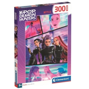 Puzzle K-Pop Demon Hunters 300 el. Super Color 9+, Clementoni