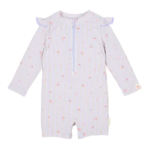 Little Dutch Swimsuit z długim rękawem Dreamy Stripes UPF40+ 74/80