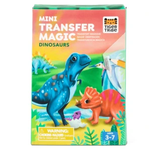 Zestaw kreatywny z folią transferową - kalkomania Dinozury, Tiger Tribe