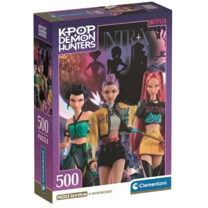 Puzzle K-Pop Demon Hunters 500 el. 9+, Clementoni