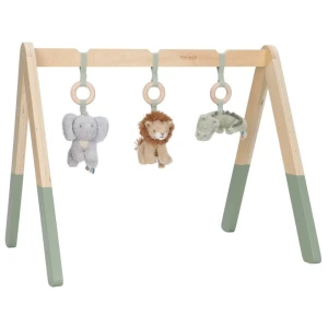 Pałąk interaktywny BabyGym z zabawkami Safari Friends, Little Dutch