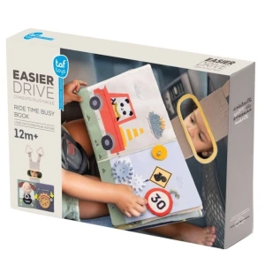 Interaktywna książeczka manipulacyjna do samochodu Wesoła Podróż, Taf Toys