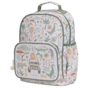 Plecak dla dzieci duży 35cm Safari Friends, Little Dutch