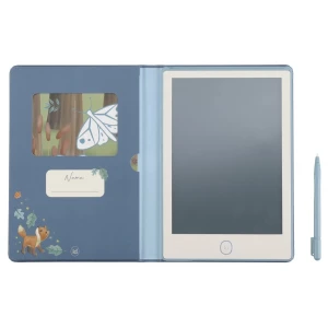 Tablet LCD z kartami do rysowania - niebieski, Little Dutch