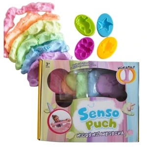 SensoPuch - ultra delikatna masa sensoryczna 6 kolorów
