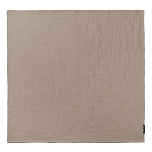 Otulacz bawełniany dla niemowląt 100×80 cm - karmelowy beż, Lullalove