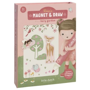 Magnetyczna książeczka kreatywna Rosa & Friends, Little Dutch