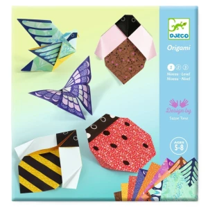 Zestaw artystyczny Origami W OGRODZIE zwierzęta, Djeco