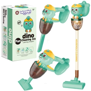 Interaktywny odkurzacz Dino 3w1 - funkcja ssania + światło + dźwięk, Woopie