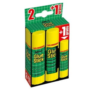 Klej w sztyfcie AMOS 2x22g + 1x8g