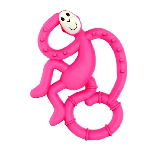 matchstick mini monkey gryzak masujący małpka pink