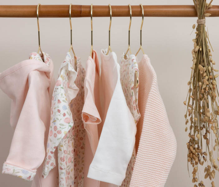 dwustronne bluzy little dutch na wieszakach